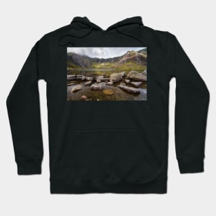 Llyn Idwal in the Snowdonia National Park Hoodie